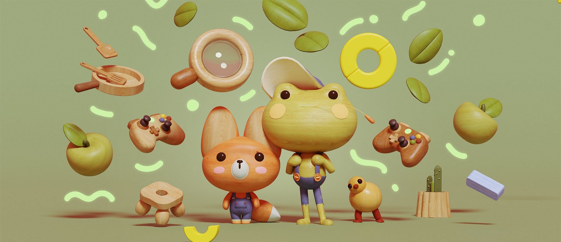Woodo, le jeu de dioramas en bois de Tiny Monks Tales