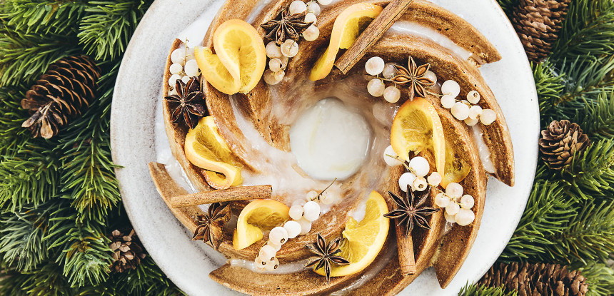 Bundt cake aux épices et lait d’amande