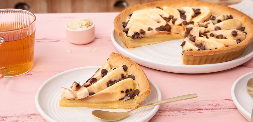 Tarte poire chocolat